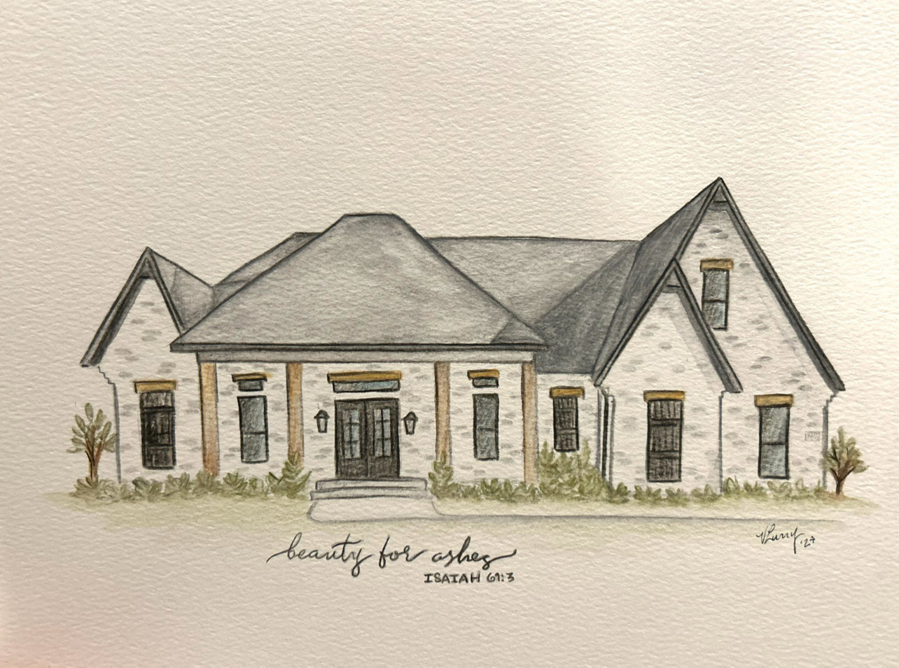 Custom Home Portrait