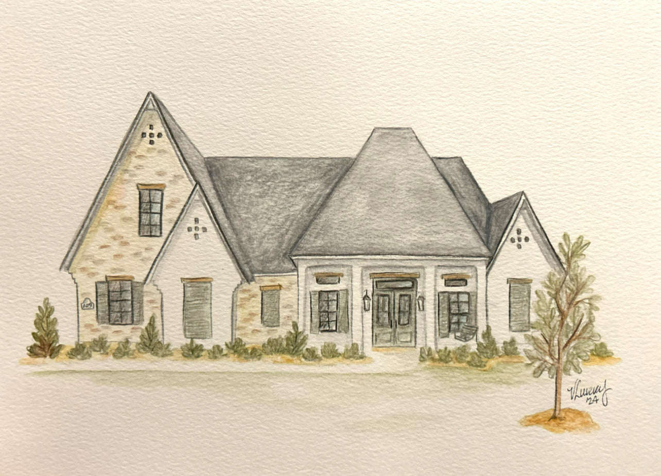 Custom Home Portrait